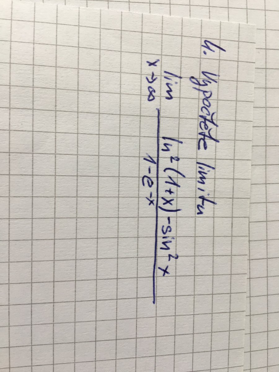 Příklad: Matematika: Výpočet limity