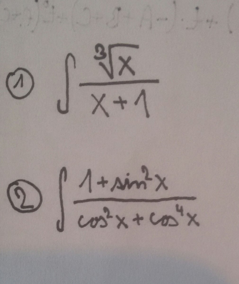 Příklad: Matematika: Integrály