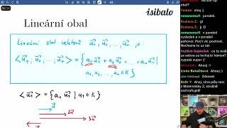 VŠ - Lineární algebra: Báze, souřadnice vektoru a dimenze (6. stream)
