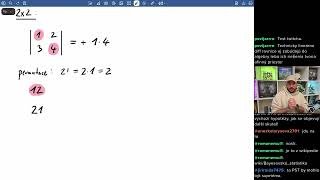 VŠ - Lineární algebra: Determinant a vše o něm :) (9. stream)